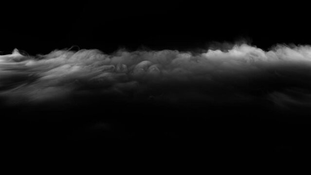 flowing white smoke cloud background effect