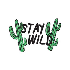 cactus illustration for print