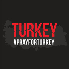Naklejka na ściany i meble Turkey Earthquake logo for turkey