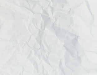 Abstract creased or wrinkled or crumbled white and gray paper texture background, Old and stained white or grey paper with grainy and wrinkled or crumbled stains.
