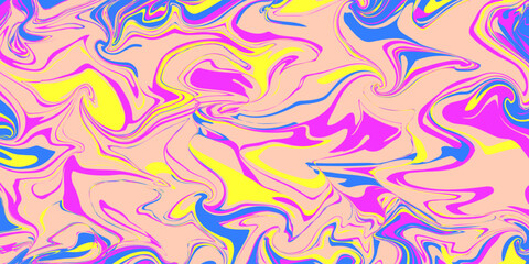 Abstract marble texture. Liquid Paint Marbling Effect, can be used as a background for wallpapers, posters, cards, invitations, websites. Colorful Marbled ink pattern, liquid paint. Vector illustrati
