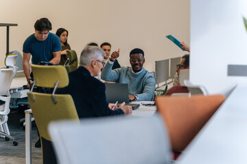 A photo of a studio shooting business session