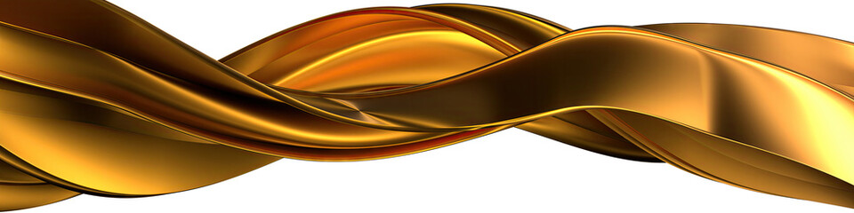 Golden Organic Dynamic Curved Metal Abstract Dramatic Modern Luxury Luxury 3D rendering graphic design elements backgrounds