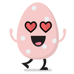Easter egg character is in love