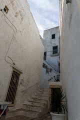Fototapeta premium Stair to the house in the city of Castellaneta