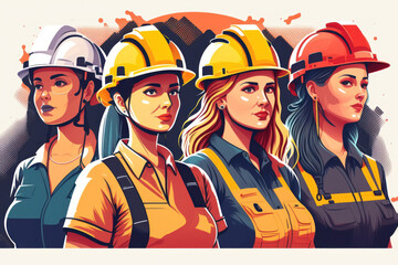 Trailblazing Builders: The Skilled Women of Construction Engineering. Generative AI
