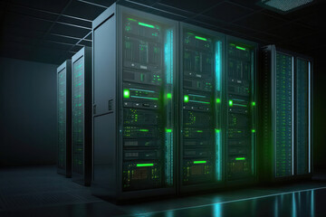 The Secure Server Rack: The Heart of Network Security. Generative AI