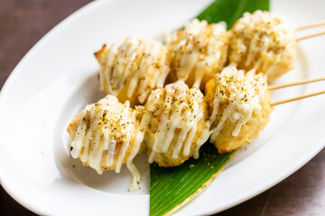 つくねの照り焼きマヨネーズ