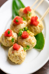 つくね明太子乗せ