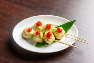 つくね明太子乗せ