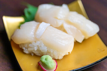 ホタテ握り寿司