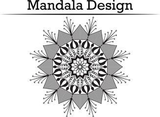 Geometric luxury Coloring Drawin Mandala Mandala