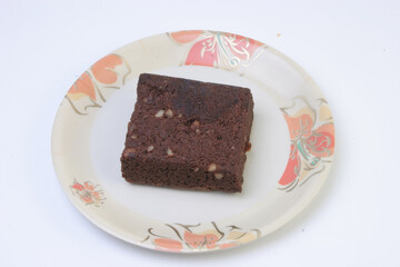 Chocolate pastries Photography with white background
