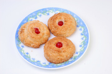 Delicious Biscuits on plate photography