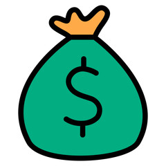 Savings filled line icon