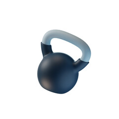 kettlebell 3D icon