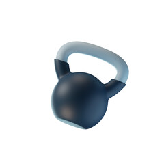 kettlebell 3D icon