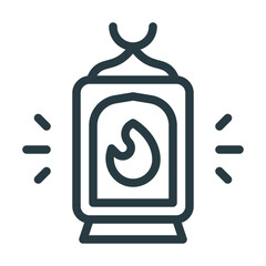 Lantern Icon Illustration