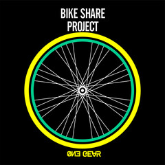 bicycle wheel illustration