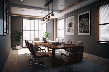 Inviting and Professional Conference Room
