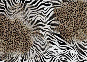 abstract animal skin pattern vector	
