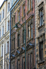 Obraz premium Scenic view of an alley in the old town of Krakow