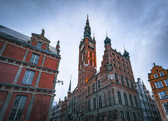City hall in Gdańsk, Poland