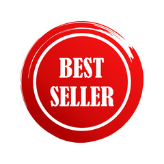 Best seller symbol icon sign red design vector