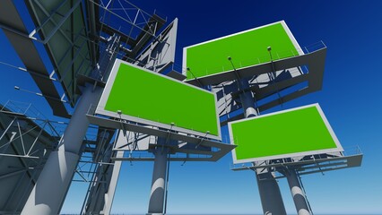 Green screen billboards