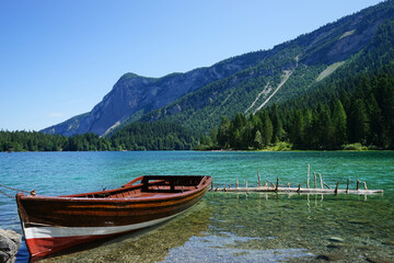 Canoa sul Lago di Tovel