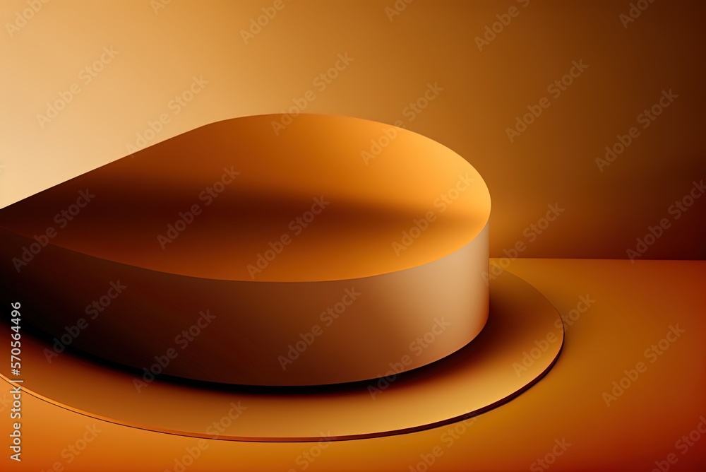 Poster brown gradient backdrop works nicely as a backdrop for displaying products in an abstract style. gen