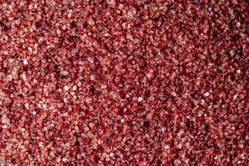 Homemade wine flavored salt. Condiment to aromatize and season food. Texture of wine infused sea salt