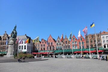 Grand-Place of Bruges, Belgium