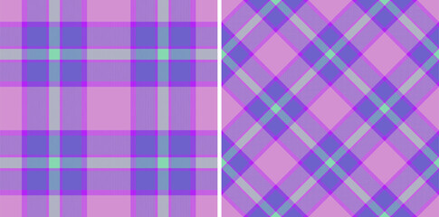 Textile background vector. Fabric plaid texture. Tartan seamless pattern check.