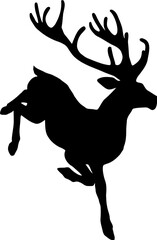 Deer silhouette vector