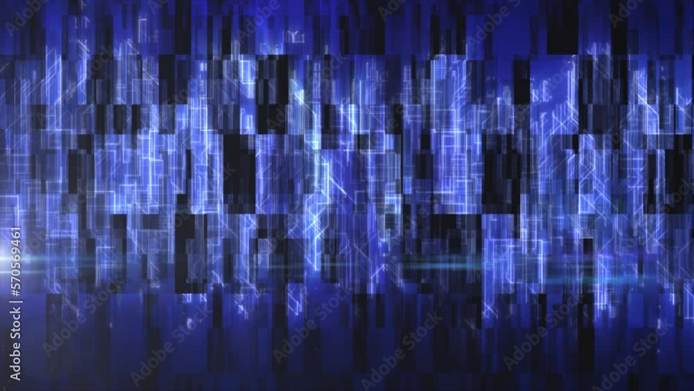 Poster abstract glowing energy futuristic blue hi-tech abstract background made of lines and computer strip