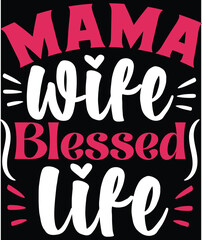 Obraz premium Mom mother day t-shirt design