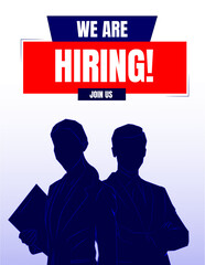 We are hiring job flyer, minimal Job flyer template design, Hiring advertisement flyer, 