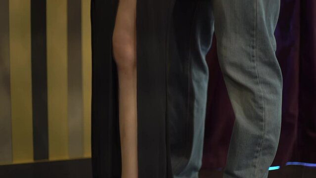 Man Touched A Woman Body