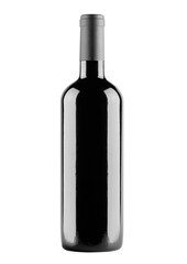 Bottle of wine. PNG transparency