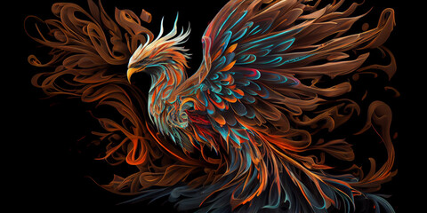 Obraz premium phoenix art