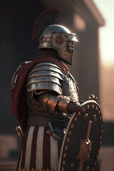 A strong and fierce warrior. 