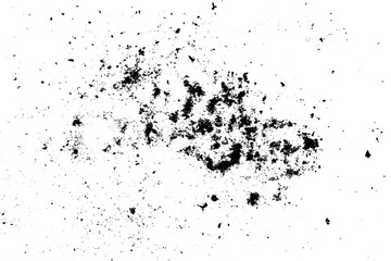Dust Particles on a black background.
Explosion Debris.