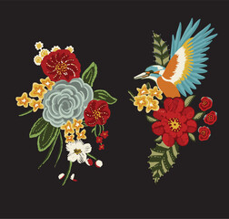 flowers illustration for print