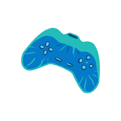 Joystick for gaming vector on the white background