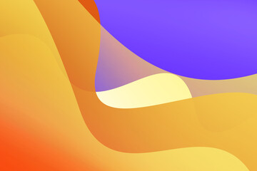 Stylish and Modern Abstract Wallpaper with Bright Colors and Dynamic Shapes