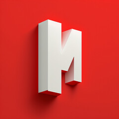  A whitefull letter on red background- high resolution