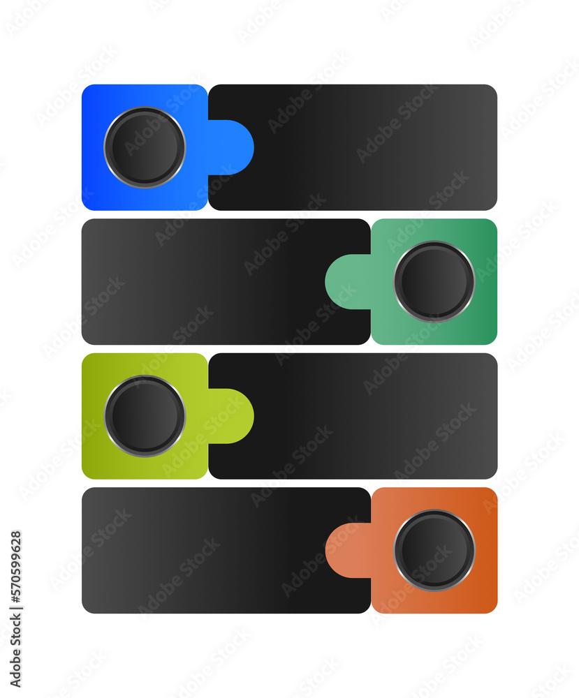 Poster infographic element isolated on white background transparent background png file
