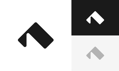 A letter logo initial modern design vector