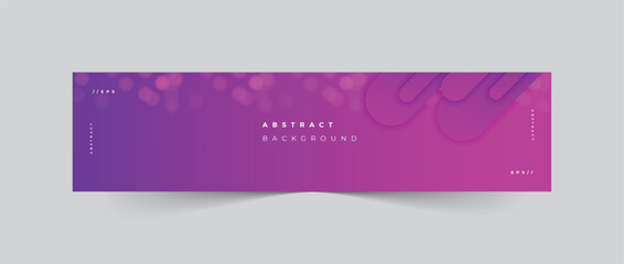Linkedin banner purple abstract background